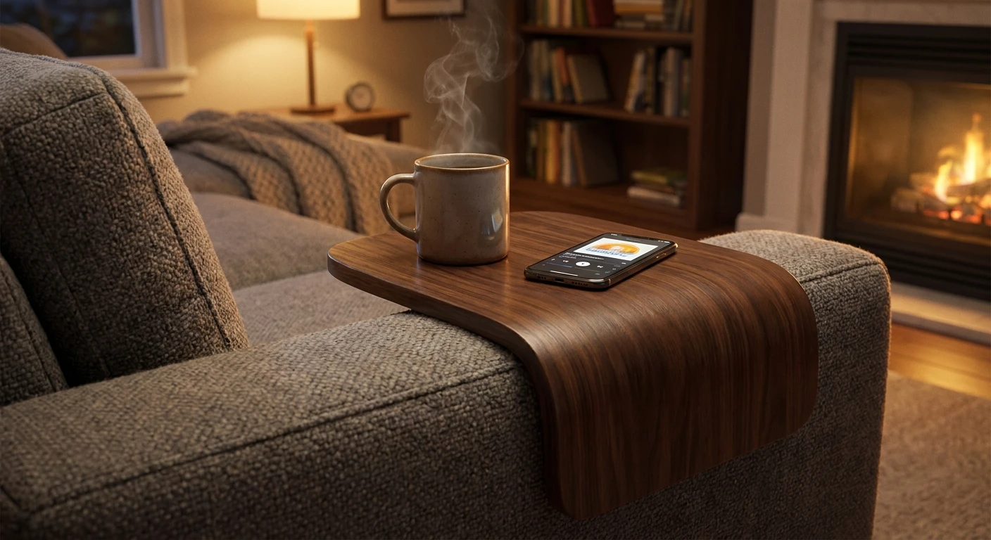 couch arm table